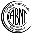 Selo Servio Certificado ABNT NBR ISO 9001